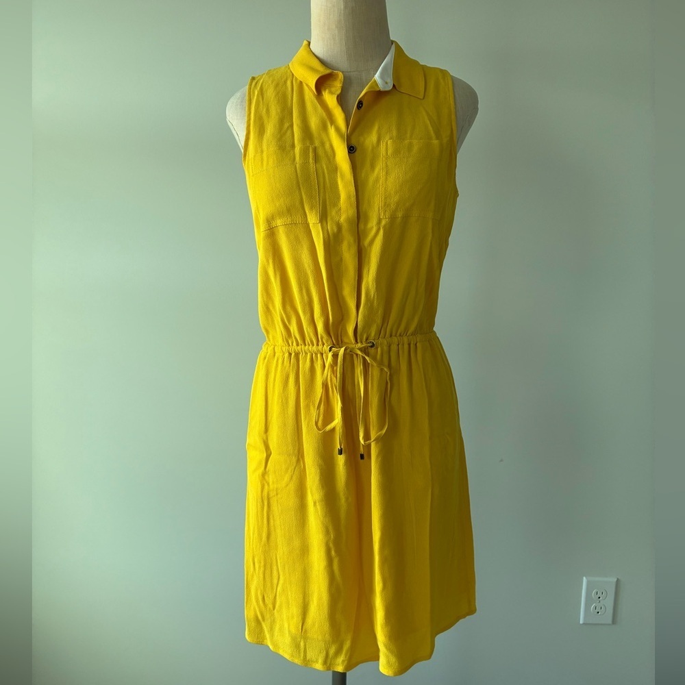 Banana Republic Bright Yellow Mini Dress
